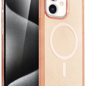 Newface İphone 12 Kılıf Star Magsafe Kapak - Turuncu