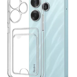 Newface Xiaomi Redmi 13 4g Kılıf Kart Şeffaf Silikon - Şeffaf