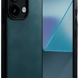 Newface Xiaomi Redmi Note 13 Pro 4g Kılıf Aras Deri Kapak - Koyu Yeşil