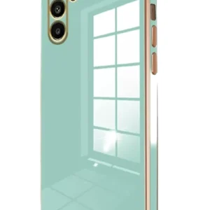 Newface Samsung Galaxy A35 5g Kılıf Volet Silikon - Açık Yeşil