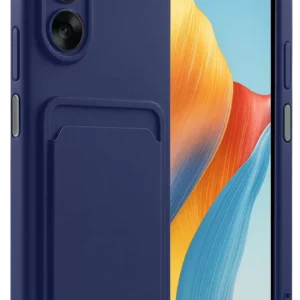 Newface Oppo A38 Kılıf Kelvin Kartvizitli Silikon - Lacivert