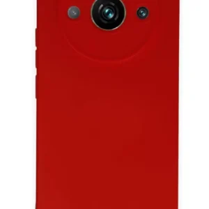 Newface Realme 11 Pro Kılıf Nano İçi Kadife Silikon - Kırmızı
