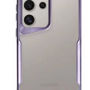 Newface Samsung Galaxy S24 Ultra Kılıf Boyi Silikon Kapak - Derin Mor