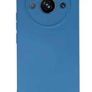Newface Realme 11 Pro Kılıf Nano İçi Kadife Silikon - Mavi