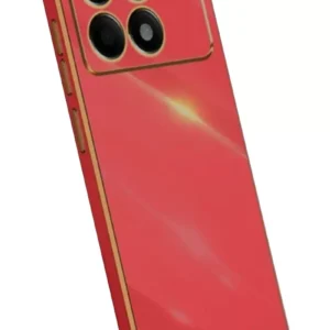 Newface Xiaomi Poco X6 Pro Kılıf Volet Silikon - Kırmızı