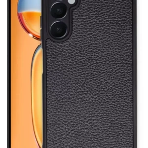 Newface Samsung Galaxy M15 Kılıf Aras Deri Kapak - Siyah