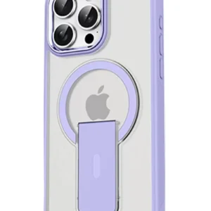 Newface İphone 14 Pro Tork Magsafe Standlı Kapak - Lila