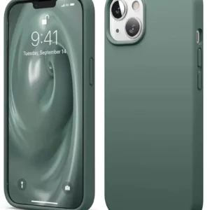 Newface İphone 14 Kılıf First Silikon - Koyu Yeşil