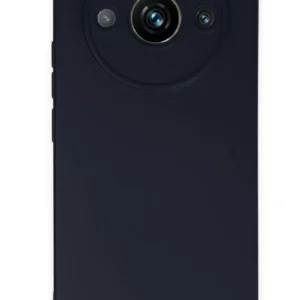 Newface Realme 11 Pro Kılıf Nano İçi Kadife Silikon - Lacivert