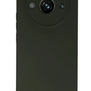 Newface Realme 11 Pro Kılıf Nano İçi Kadife Silikon - Koyu Yeşil