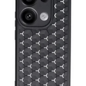 Newface Xiaomi Redmi Note 13 Pro 4g Kılıf Petek Silikon Kapak - Siyah