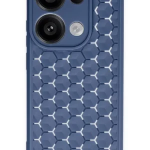 Newface Xiaomi Redmi Note 13 Pro 4g Kılıf Petek Silikon Kapak - Lacivert