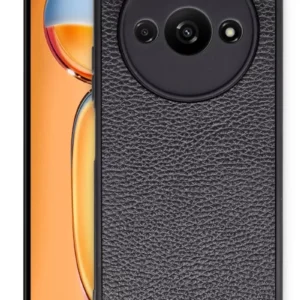 Newface Xiaomi Redmi A3 4g Kılıf Aras Deri Kapak - Siyah