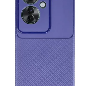 Newface Oppo Reno 11f Kılıf Auto Focus Karbon Kapak - Lacivert