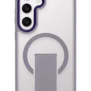 Newface Samsung Galaxy S24 Tork Magsafe Standlı Kapak - Lila