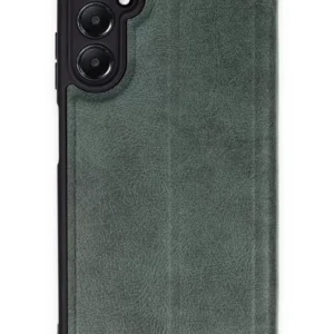 Newface Samsung Galaxy A15 4g Kılıf Flip Cover - Koyu Yeşil
