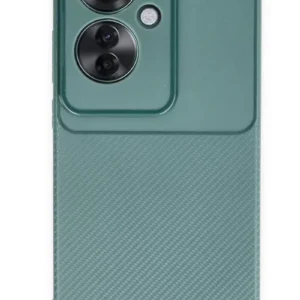 Newface Oppo Reno 11f Kılıf Auto Focus Karbon Kapak - Koyu Yeşil