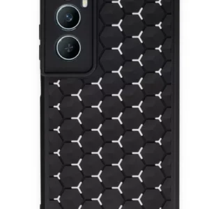 Newface Realme C65 Kılıf Petek Silikon Kapak - Siyah