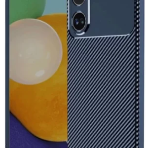 Newface Oppo A38 Kılıf Auto Focus Karbon Kapak - Lacivert