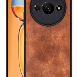 Newface Xiaomi Redmi A3 4g Kılıf Aras Deri Kapak - Taba