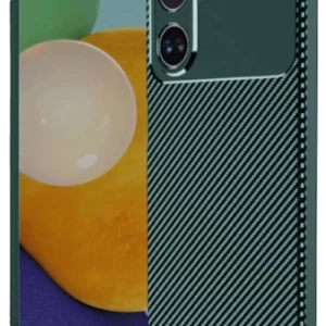 Newface Oppo A38 Kılıf Auto Focus Karbon Kapak - Koyu Yeşil