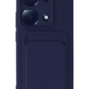 Newface Xiaomi Redmi Note 13 Pro 4g Kılıf Kelvin Kartvizitli Silikon - Lacivert