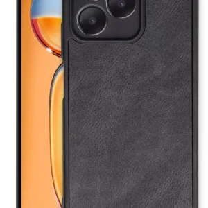 Newface Realme Note 50 4g Kılıf Aras Deri Kapak - Siyah