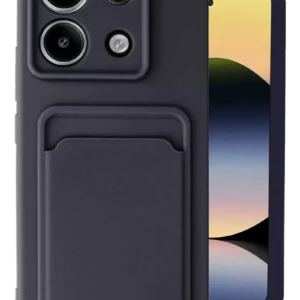 Newface Xiaomi Redmi Note 13 Pro 5g Kılıf Kelvin Kartvizitli Silikon - Siyah