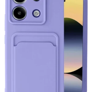 Newface Xiaomi Redmi Note 13 Pro 5g Kılıf Kelvin Kartvizitli Silikon - Lila