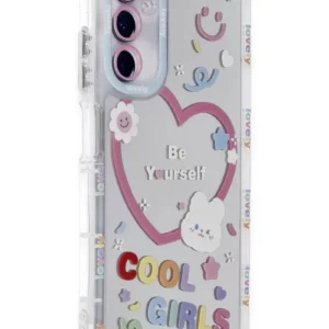 Newface Samsung Galaxy A15 4g Kılıf Reflexion Desenli Kapak - Desen 1