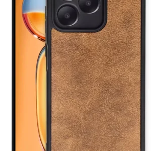 Newface Realme Note 50 4g Kılıf Aras Deri Kapak - Taba