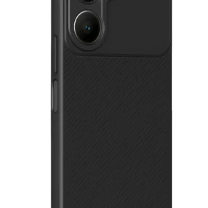 Newface Vivo Y18 Kılıf Auto Focus Karbon Kapak - Siyah