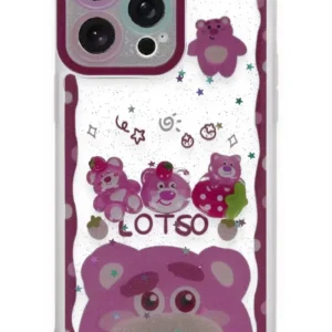 Newface İphone 14 Pro Kılıf Sweet Desenli Silikon Kapak - Pembe