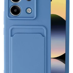 Newface Xiaomi Redmi Note 13 Pro 5g Kılıf Kelvin Kartvizitli Silikon - Mavi