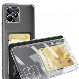 Newface Realme Note 50 4g Kılıf Kart Şeffaf Silikon - Şeffaf