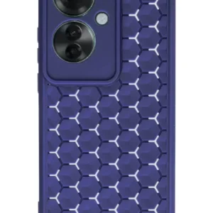 Newface Oppo Reno 11f Kılıf Petek Silikon Kapak - Lacivert