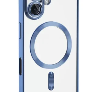 Newface İphone 16 Kılıf Kross Magneticsafe Kapak - Mavi