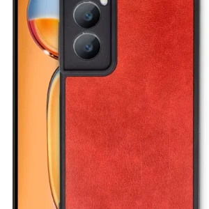 Newface Realme C65 Kılıf Aras Deri Kapak - Kırmızı