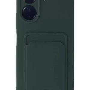 Newface Xiaomi Redmi 13c Kılıf Kelvin Kartvizitli Silikon - Koyu Yeşil