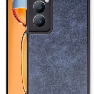 Newface Realme C65 Kılıf Aras Deri Kapak - Lacivert