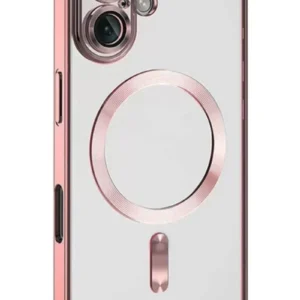 Newface İphone 16 Plus Kılıf Kross Magneticsafe Kapak - Pembe