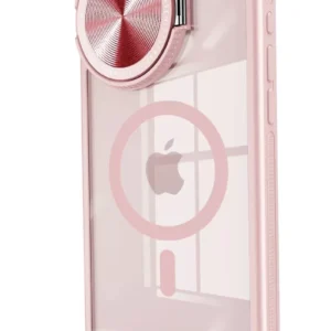 Newface İphone 14 Pro Max Kılıf Teleskop Lens Magsafe Silikon Kapak - Pembe