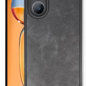 Newface Oppo A38 Kılıf Aras Deri Kapak - Siyah