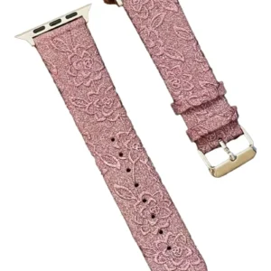 Newface Apple Watch 38mm Creeper Desenli Kordon - Rose Gold