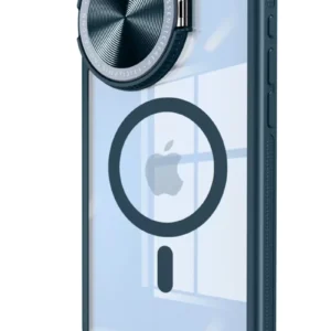 Newface İphone 15 Pro Kılıf Teleskop Lens Magsafe Silikon Kapak - Lacivert