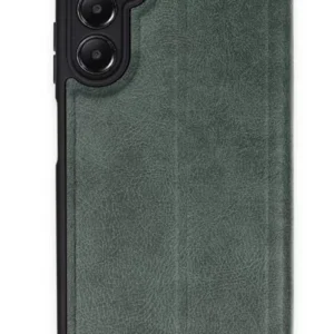 Newface Samsung Galaxy A35 5g Kılıf Flip Cover - Koyu Yeşil