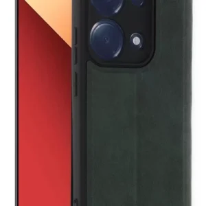 Newface Xiaomi Redmi Note 13 Pro 4g Kılıf Flip Cover - Koyu Yeşil