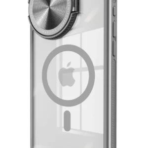 Newface İphone 15 Pro Kılıf Teleskop Lens Magsafe Silikon Kapak - Titan Gri