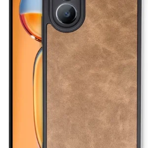 Newface Oppo A38 Kılıf Aras Deri Kapak - Taba