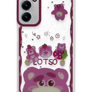 Newface Samsung Galaxy A05s Kılıf Sweet Desenli Silikon Kapak - Pembe